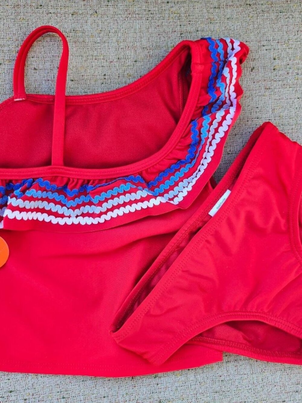 Wonder Nation Toddler Girls Swimsuit Ruffle Tankini Swim Set 2-Piece Size 4T NWT - Picture 9 of 12
